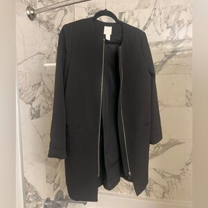 H&M Black Zip-Up Jacket